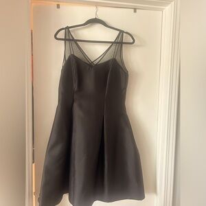 Lovely A line chic evening dress above the knee.